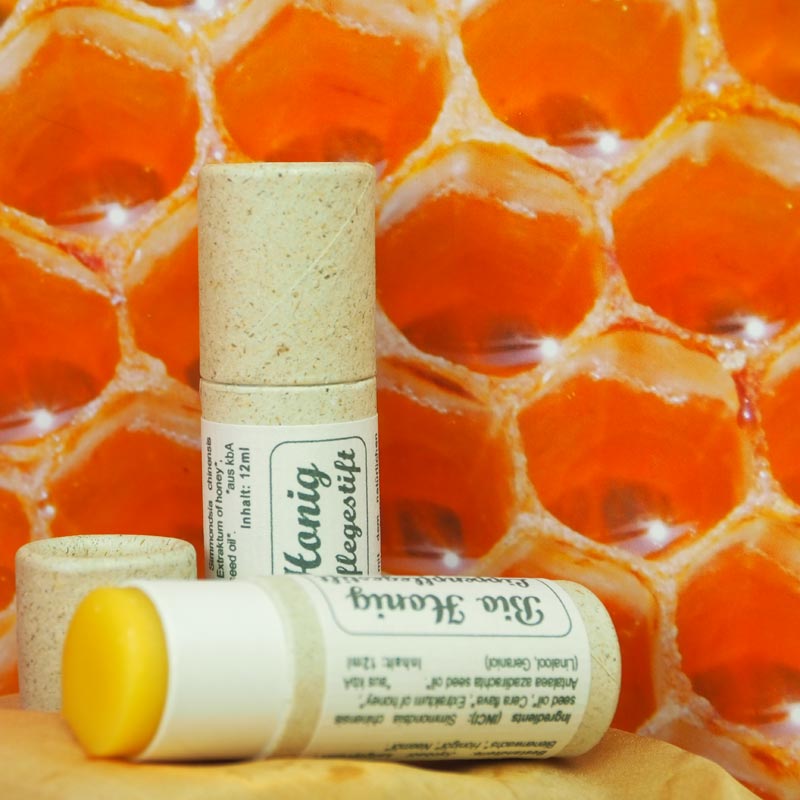 Lippenbalm Bio Honig 12ml  |  Neues Format  | +80% mehr Inhalt